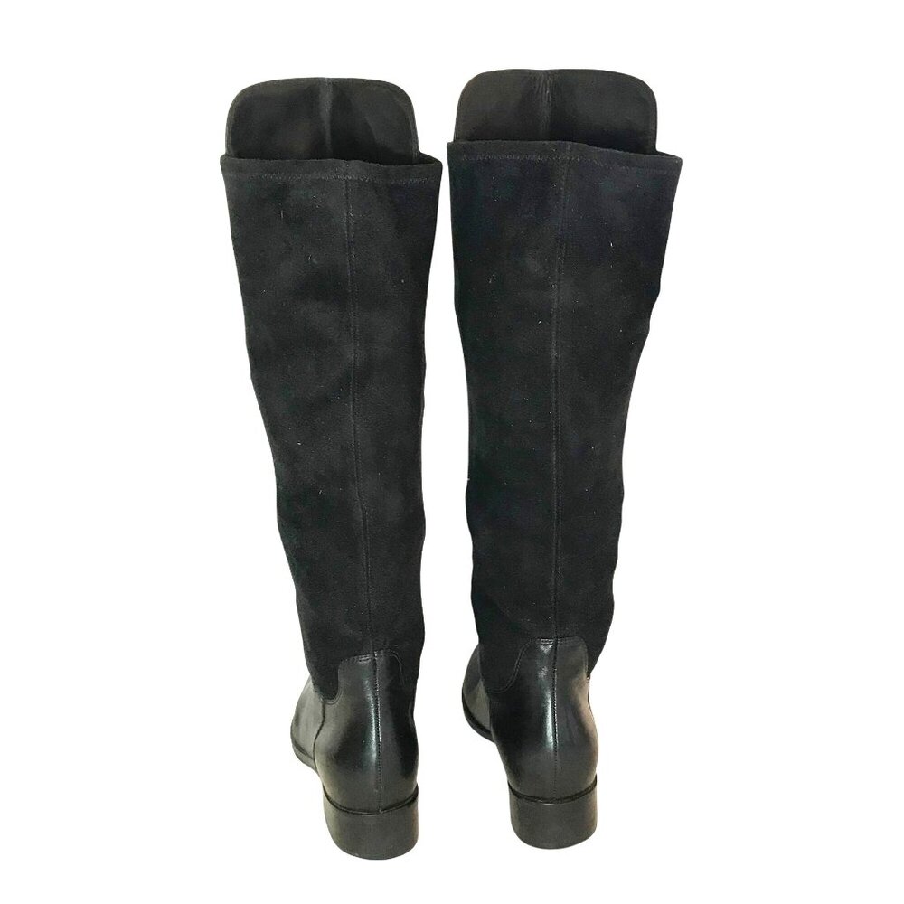 Cole Haan Air Whitley Womens 8.5 Over The Knee Black Leather Riding Boots - Picture 4 of 10
